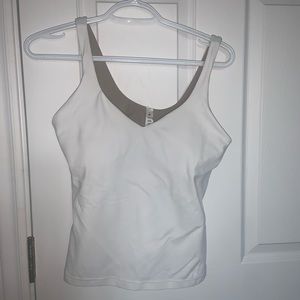 Women Lululemon White Align Tank Top